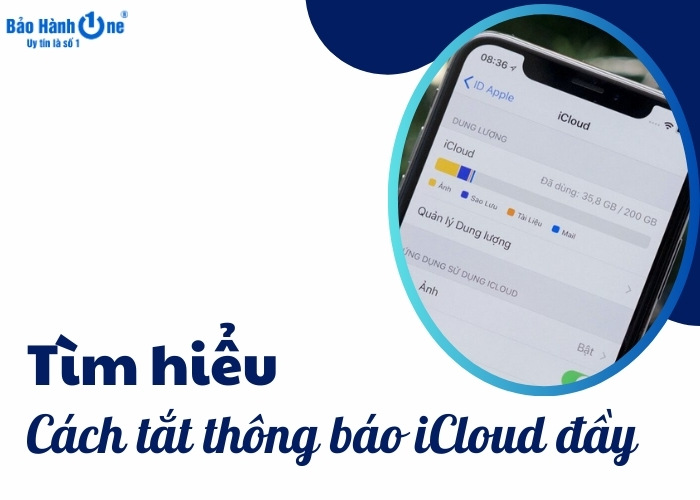 Hướng dẫn cách tắt thông báo iCloud đầy