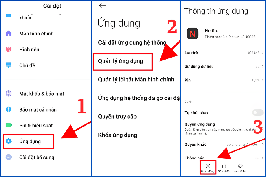 Các bước tắt ứng dụng chạy ngầm Xiaomi đơn giản, tại nhà