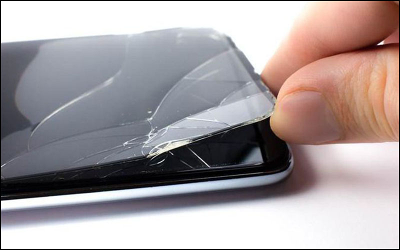 Tháo kính cường lực điện thoại