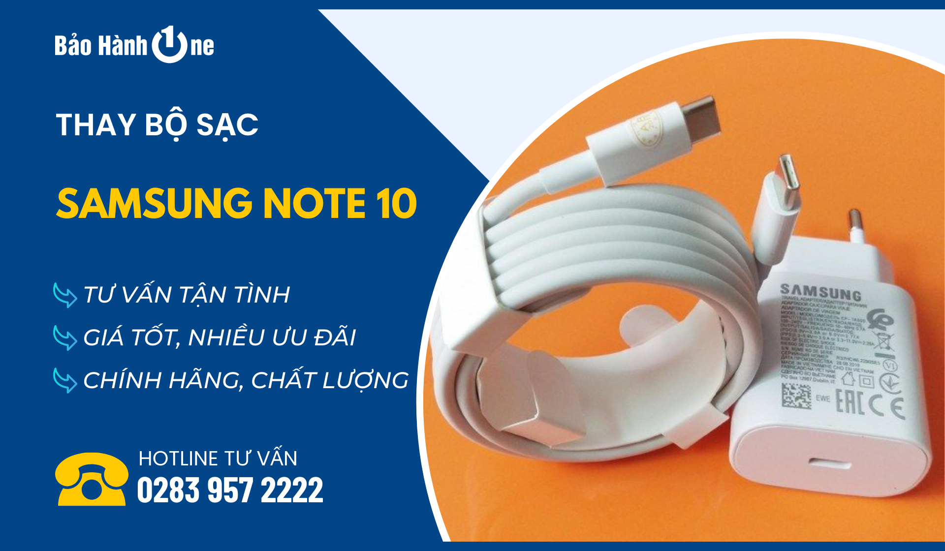 Thay Bộ Sạc Samsung Note 10