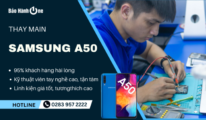 Thay main Samsung A50 tại Bảo Hành One