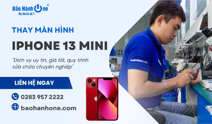Thay Màn Hình iPhone 13 Mini tại Bảo Hành One