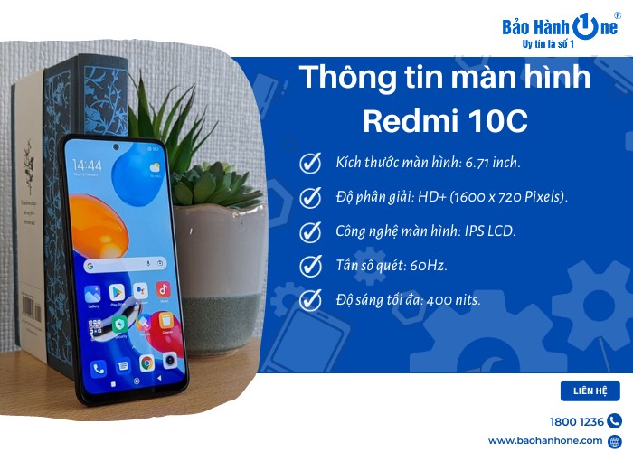 Thay Màn Hình Redmi 10C