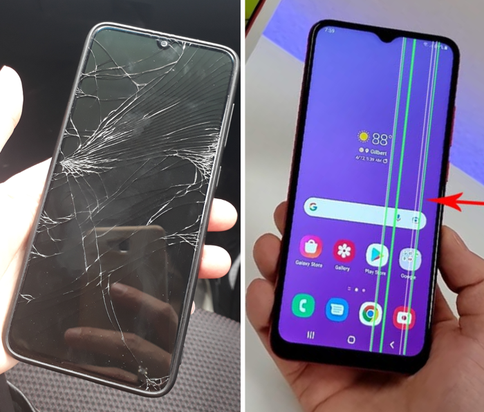 Sự khác nhau giữa thay mặt kính và thay màn hình