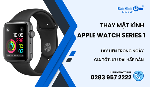 Thay mặt kính Apple Watch Series 1 uy tín tại Bảo Hành One