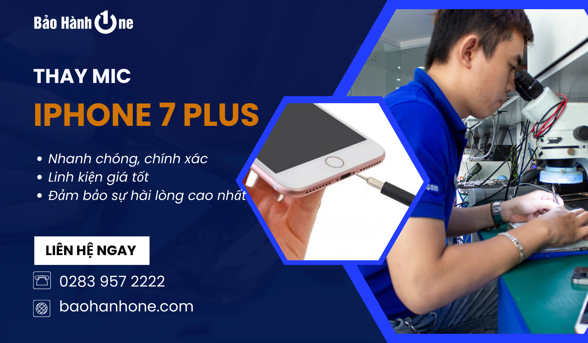 Thay Mic iPhone 7 Plus