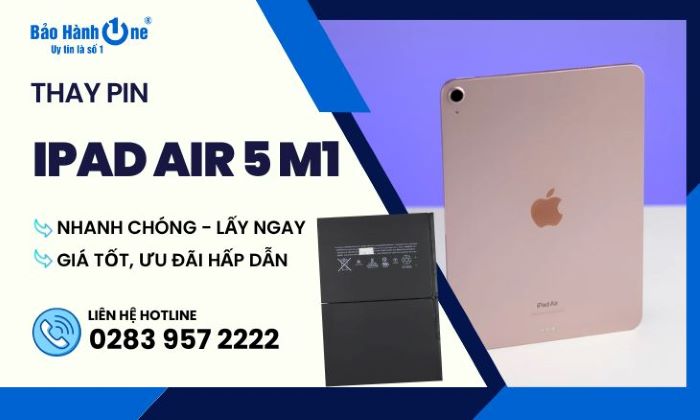 Thay pin iPad Air 5 M1 tại Bảo Hành One