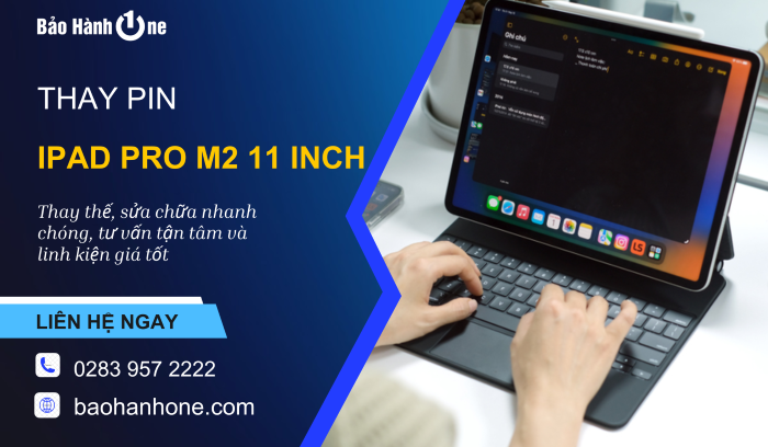 Thay pin iPad Pro M2 11 inch tại Bảo Hành One