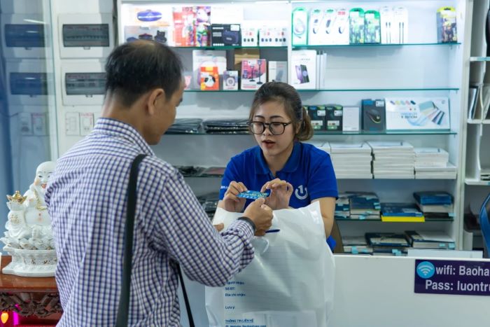 Nhân viên hỗ trợ nhiệt tình