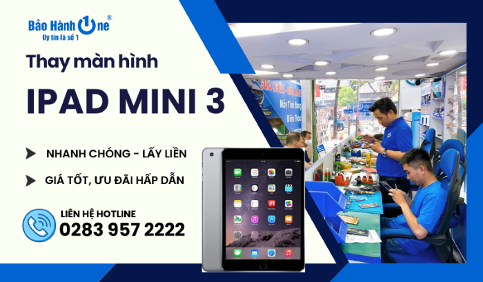 thay màn hình ipad mini 3
