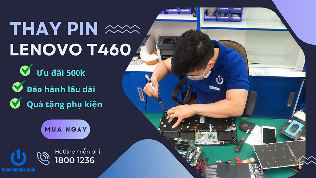 Thay pin Lenovo ThinkPad T460s giá rẻ tại Bảo Hành One