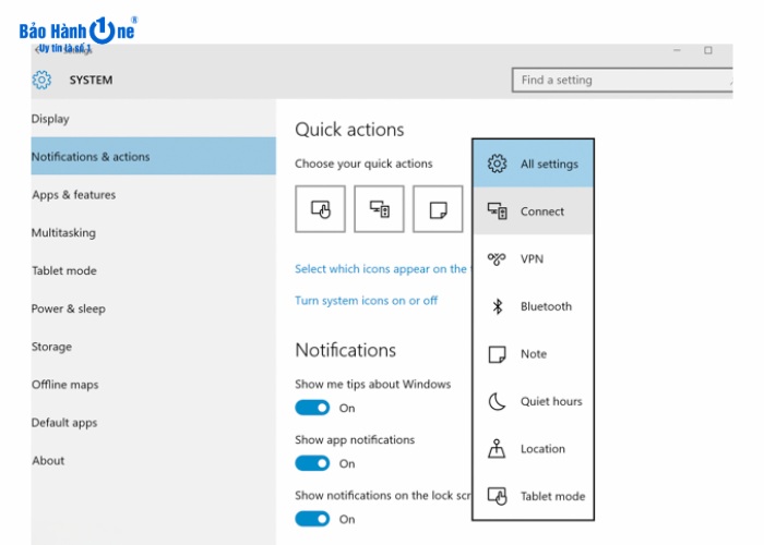 Mở System trên Window 10