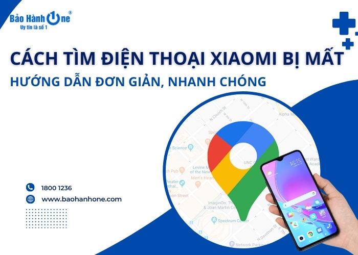 Thao tác tìm điện thoại Xiaomi bị mất đơn giản, nhanh