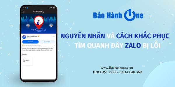 Tìm quanh đây Zalo bị lỗi