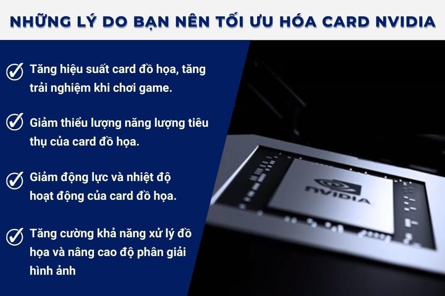 Những lý do bạn nên tối ưu hóa card NVIDIA
