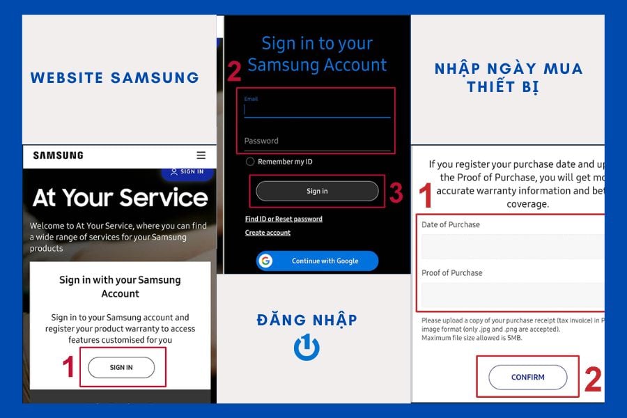Bước 3: Nhập số seri (hoặc mã IMEI) của thiết