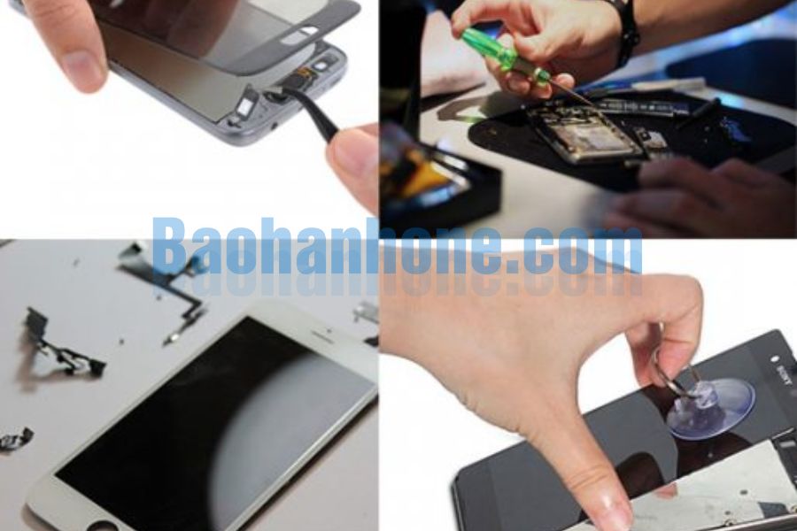 Màn hình hư hỏng cần sửa chữa