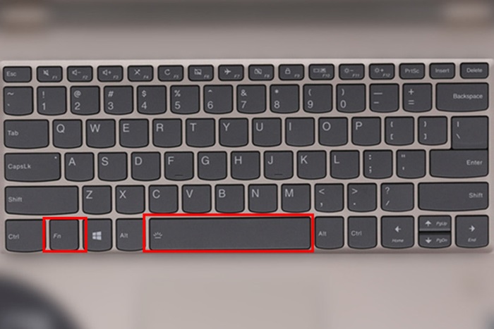 Điều chỉnh độ sáng bàn phím laptop phù hợp