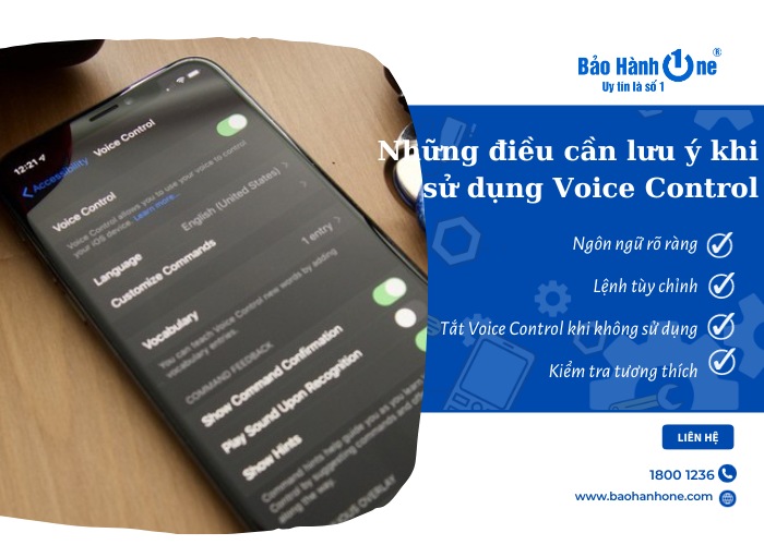 Một số điều cần lưu ý khi sử dụng Voice
