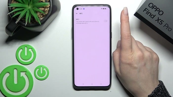 Xác định NFC trên điện thoại OPPO