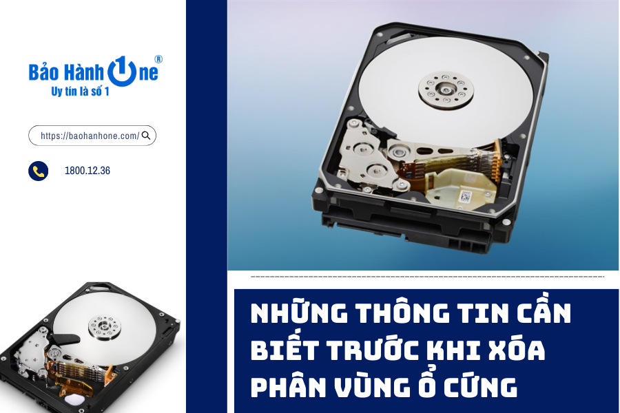 Những thông tin bạn cần biết trước xóa phân vùng