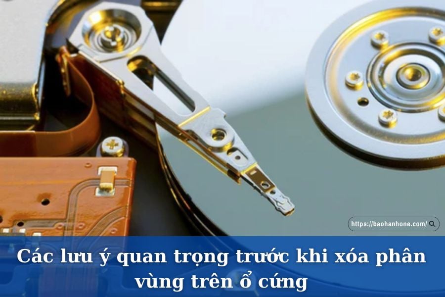 Một số lưu ý quan trọng trước khi xóa phân