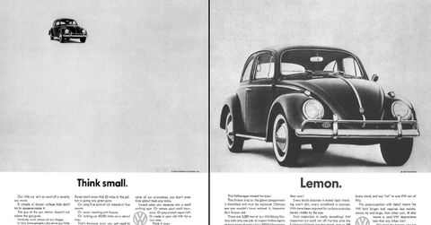 Câu chuyện sáng tạo của agency đứng sau Volkswagen trong chiến dịch quảng cáo “Think Small”