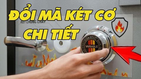 Cách Mở Và Đổi Mã Két Sắt Cơ Đổi Mã An Toàn, Đơn Giản