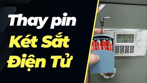 Cách Thay Pin Két Sắt Điện Tử Khi Hết Pin – Đơn Giản Ai Cũng Làm Được