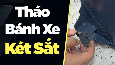 Mẹo tháo chân bánh xe két sắt cố định chống trộm hiệu quả