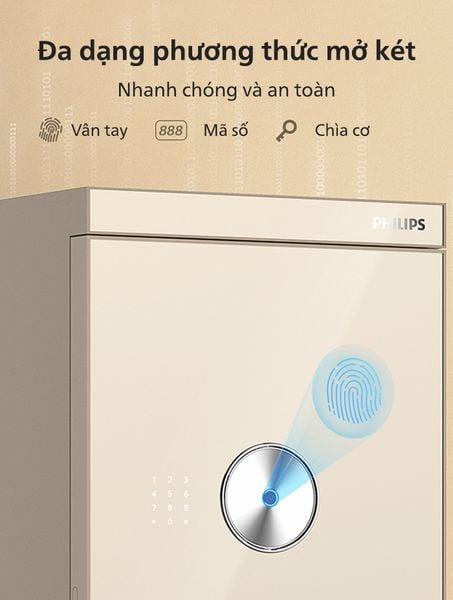 Khám phá két sắt hạng sang Phillips SBX-602 5CU