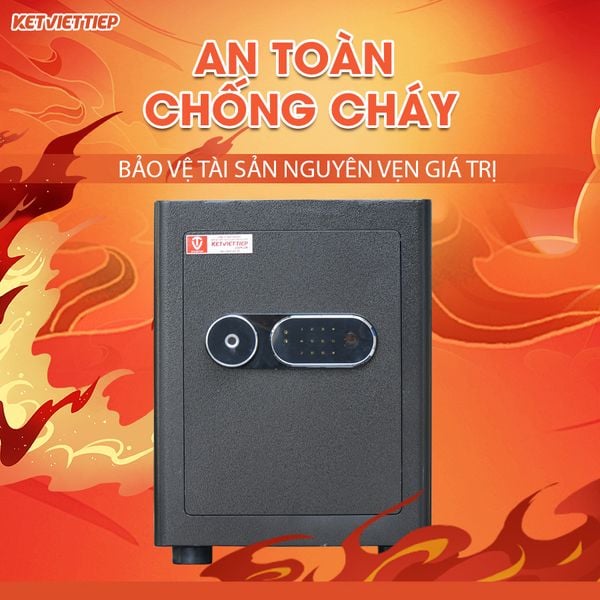 Két sắt siêu cường Việt Tiệp SC55VTDT khóa vân tay điện tử chính hãng
