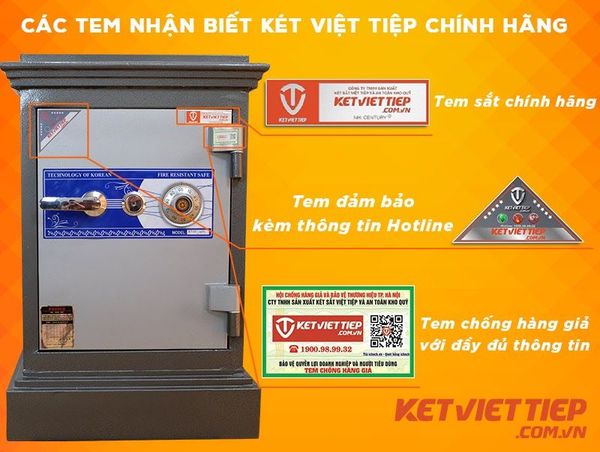 Cách nhận biết Két sắt Việt Tiệp chính hãng
