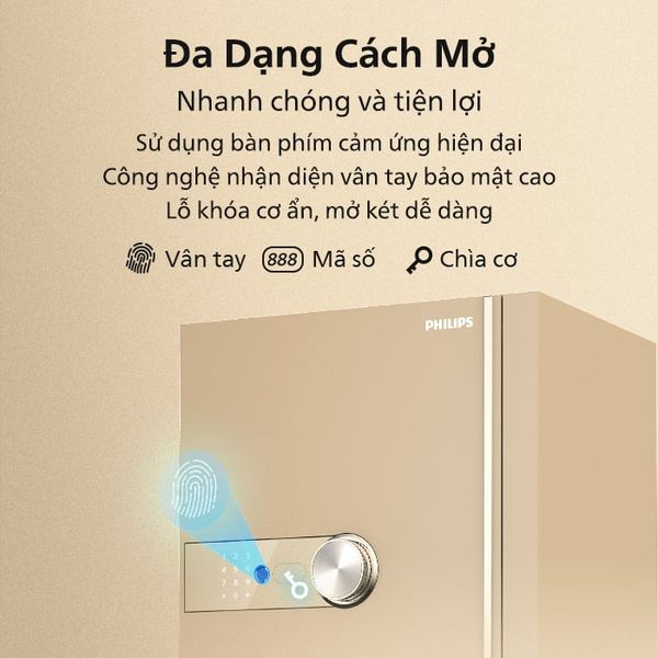 Két sắt thông minh Phillips SBX202 5C0