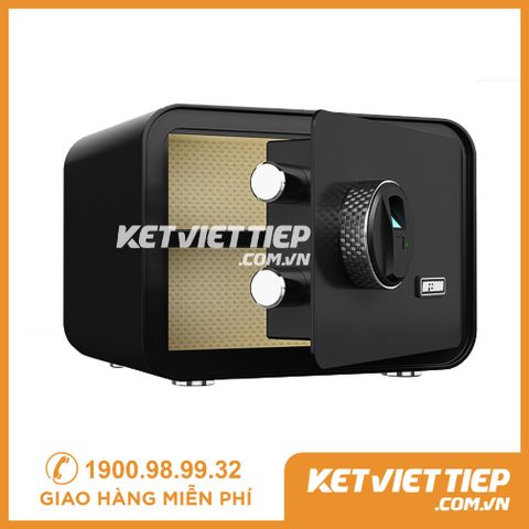 KÉT SẮT MINI VÂN TAY BỌC DA CAO CẤP