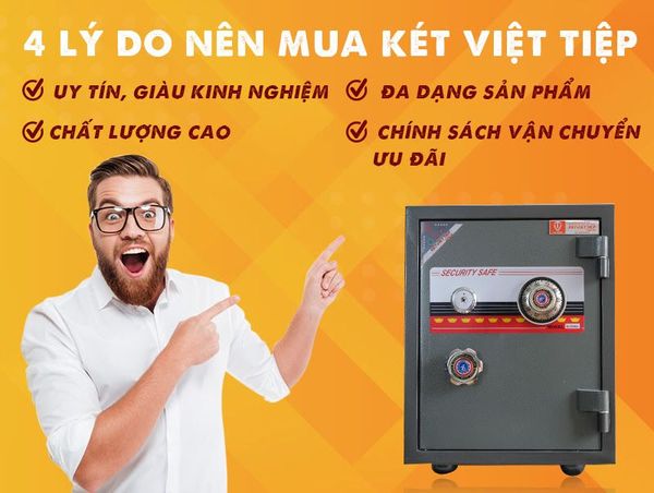 Két sắt Việt Tiệp bảo mật tốt, an toàn và giá cả phù hợp