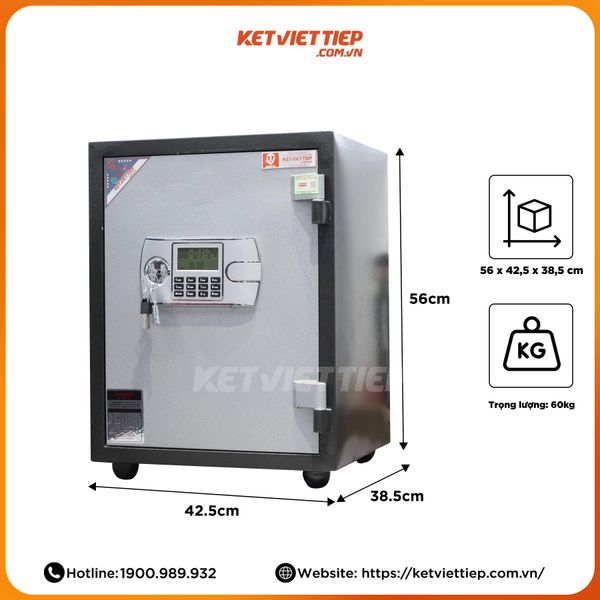 Két sắt Việt Tiệp kcc40 điện tử chống cháy