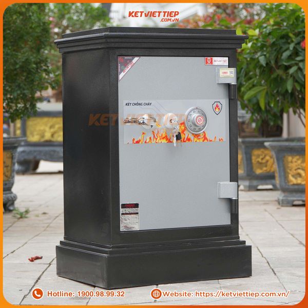 Két sắt Việt Tiệp K45 Khoá cơ Chống Cháy