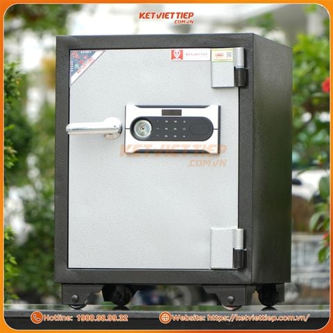 bên trái Két Sắt Việt Tiệp Điện Tử Smart KVT101DT Báo Điện Thoại