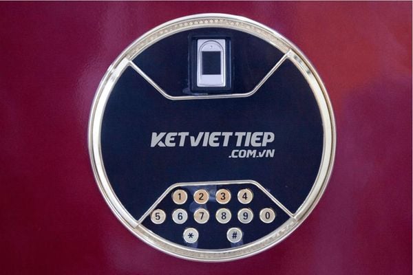 khoá vân tay kết hợp với điện tử két aifeibao