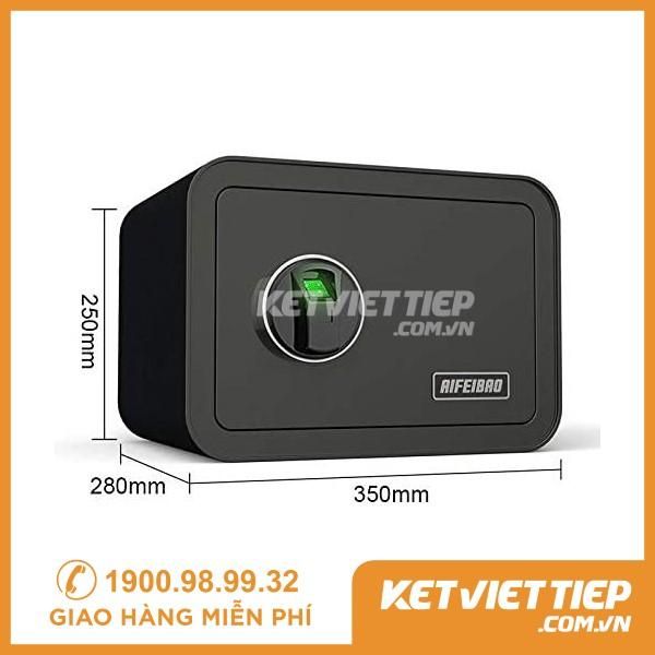 kích thước két sắt mini vân tay nhỏ nhất 