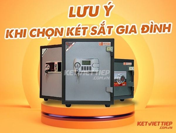 Lựa chọn két sắt gia đình chất lượng, bảo mật tốt