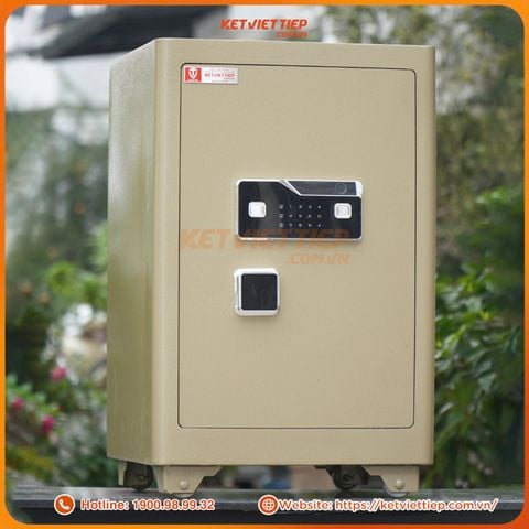 két sắt việt tiệp sc76vtdt vân tay điện tử cảnh báo điện thoại