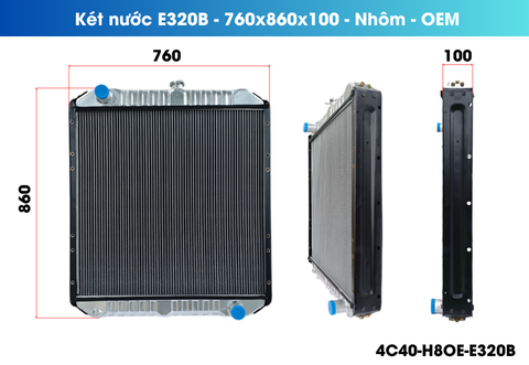 03 Lý Do Nên Chọn Két Nước Máy Xúc OEM