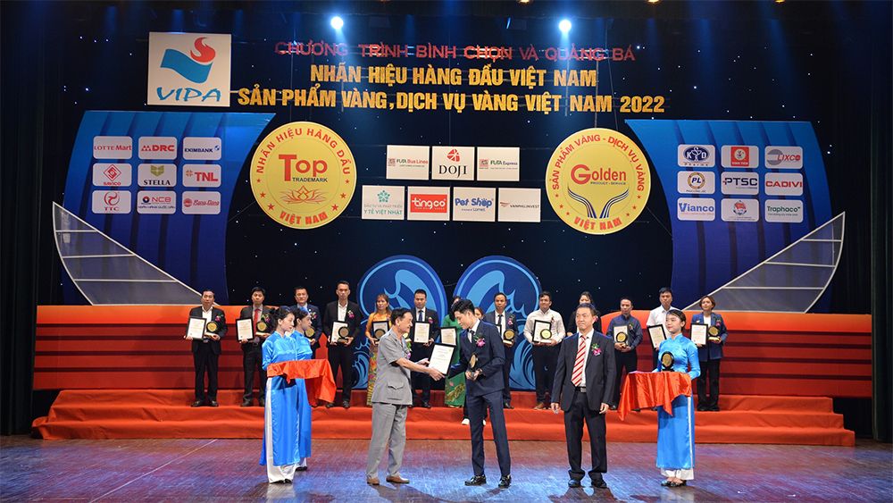 Sản phẩm “phụ tùng bơm OEM” được vinh danh trong Top 50 “Nhãn hiệu hàng đầu Việt Nam – Sản phẩm vàng, dịch vụ vàng Việt Nam” năm 2022