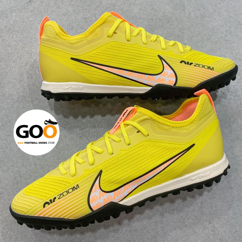 GIÀY ĐÁ BÓNG SÂN CỎ NHÂN TẠO NIKE MERCURIAL VAPOR 15 TF VÀNG RONALDO – GOO  SPORT