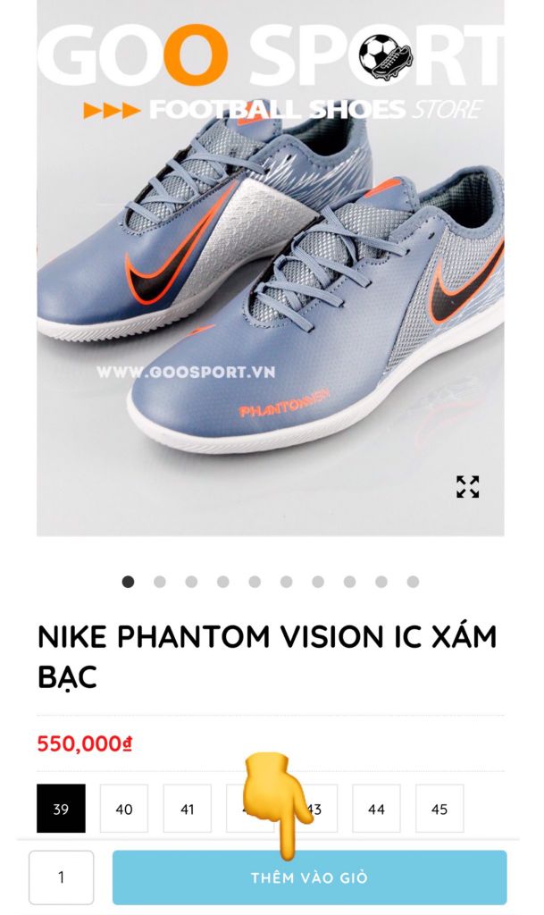 nike phantom vison ic