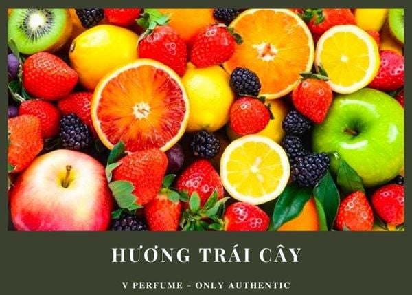 Nhóm mùi hương trái cây - Fruity