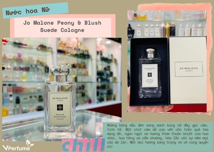 Nước hoa Jo Malone Peony & Blush Suede Cologne