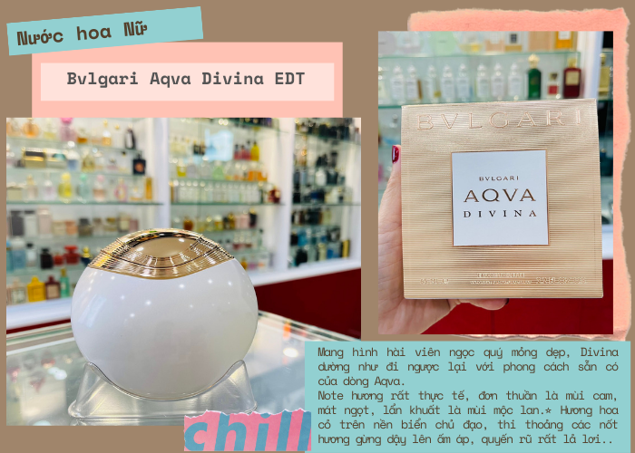 Mô tả mùi hương Bvlgari Aqva Divina EDT